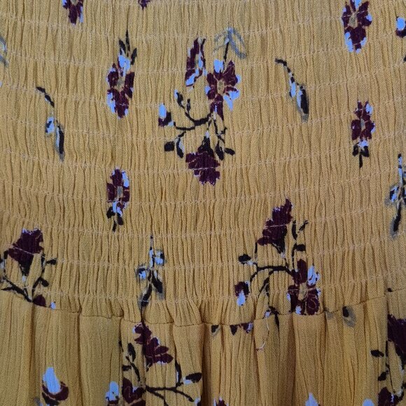 ZAFUL Smocked Slit Floral Off Shoulder Dress - Picture 8 of 8